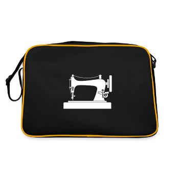 sewing machine - Retro Bag - black/gold - Back