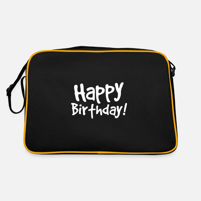 joyeux anniversaire Sac Retro