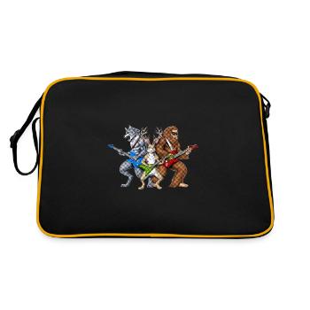 Cryptides de métaux lourds - Sac Retro - noir/or - Dos