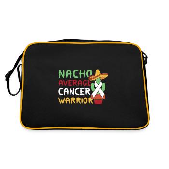 Nacho Average Cancer Warrior Lutte contre le cancer - Sac Retro - noir/or - Dos