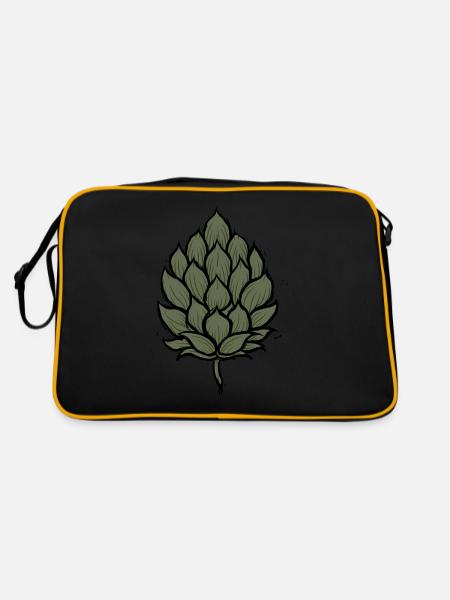 Hops - Retro Bag - black/gold - Back