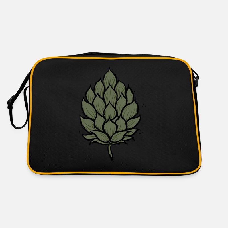 Hops - Retro Bag - black/gold