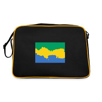 Gabon - Retro Bag - black/gold - Back