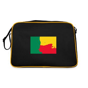 Bénin - Sac Retro - noir/or - Dos