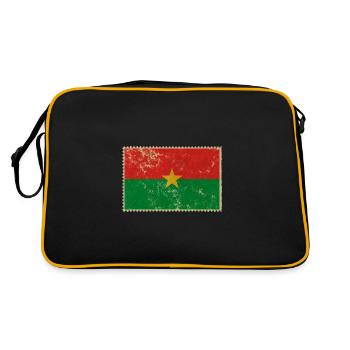 Burkina Faso - Sac Retro - noir/or - Dos