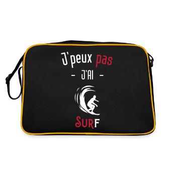 J'peux pas j'ai surf - Sac Retro - noir/or - Dos