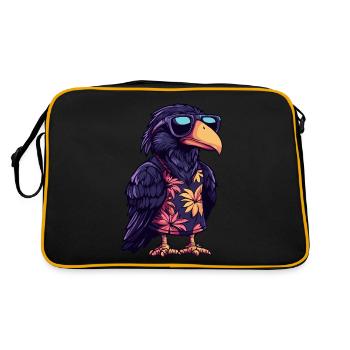 Harpy Bird Summer - Retro Bag - black/gold - Back