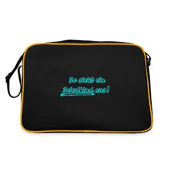 Schoolchild - Retro Bag - black/gold - Back