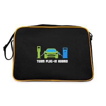 Team Plug-In-Hybrid : Conduite écologique - Sac Retro - noir/or - Dos