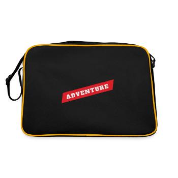 Aventure - Sac Retro - noir/or - Dos