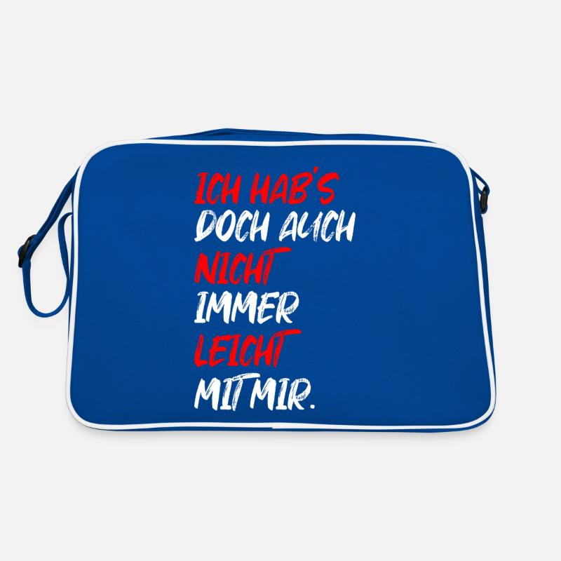 Not always easy with me funny gift Retro Bag