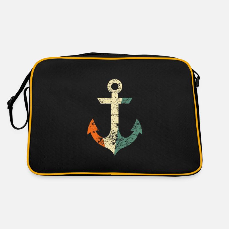 Anchor - Retro Bag - black/gold
