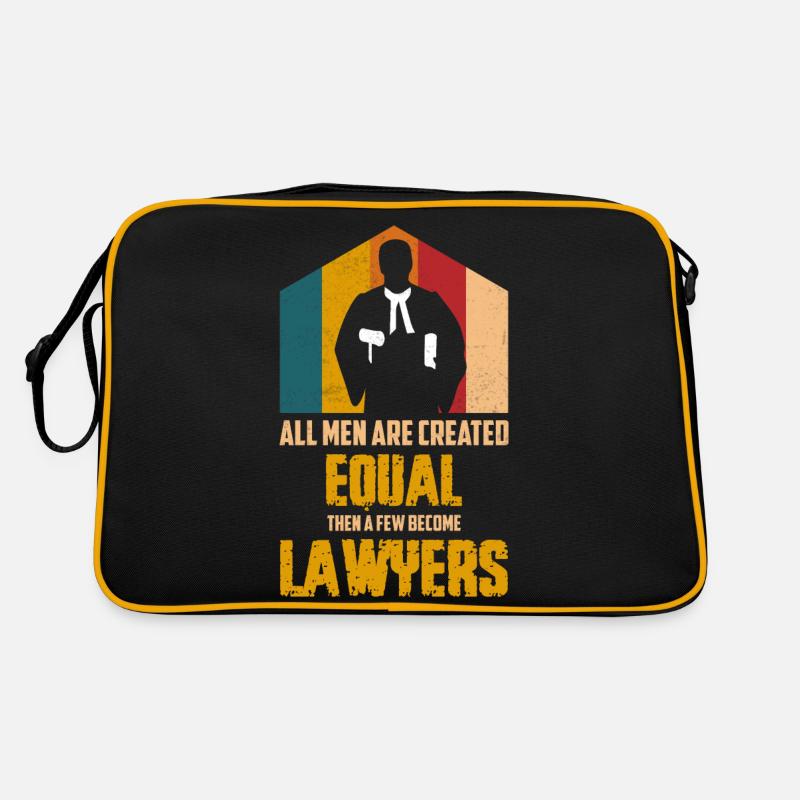 Tous les hommes sont créés égaux puis quelques-uns deviennent avocats Sac Retro