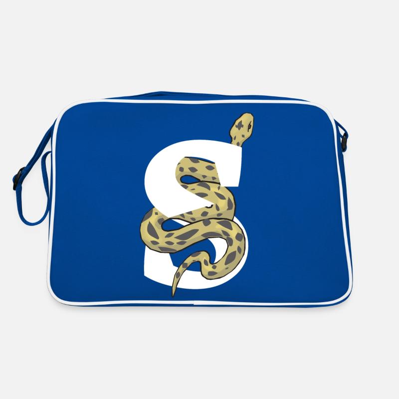 Lettre s serpent Sac Retro