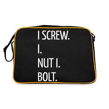 Déclaration à Auto Mechanic Aircraft Mechanic - Sac Retro - noir/or - Dos