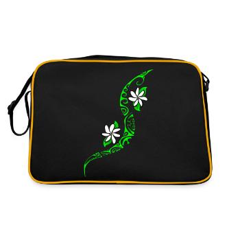 TAITIARE (citron vert) - Sac Retro - noir/or - Dos