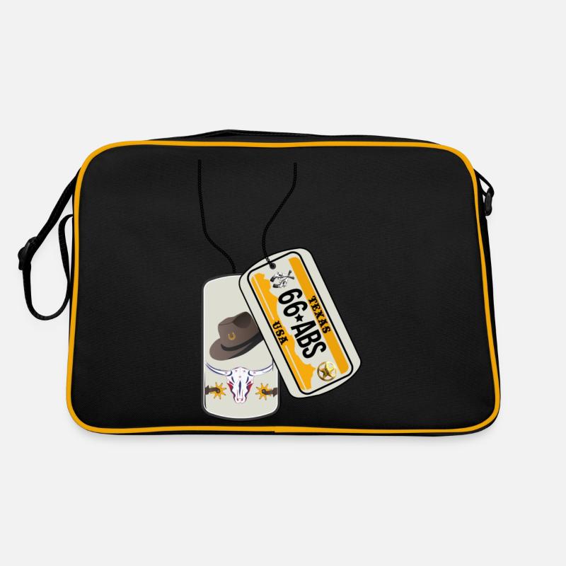 Erkennungsmarke TEXAS Retro Tasche