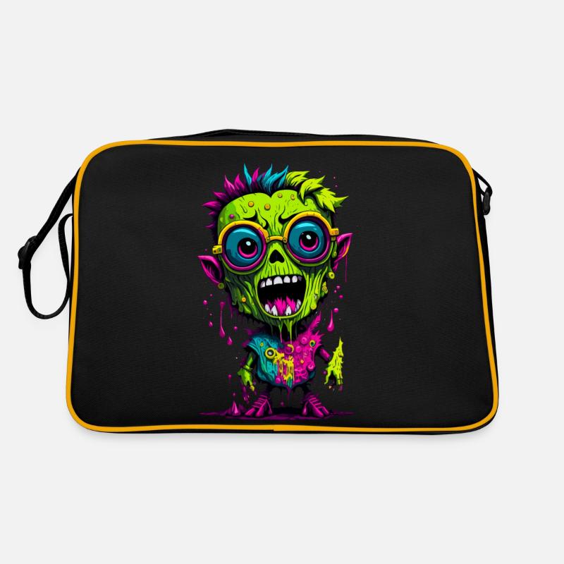 Zombie cool coloré Sac Retro