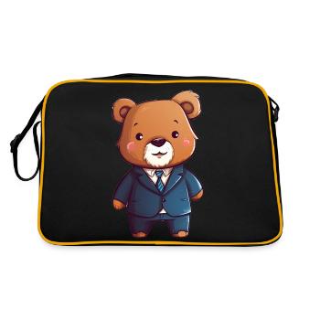Ours exécutif - Sac Retro - noir/or - Dos