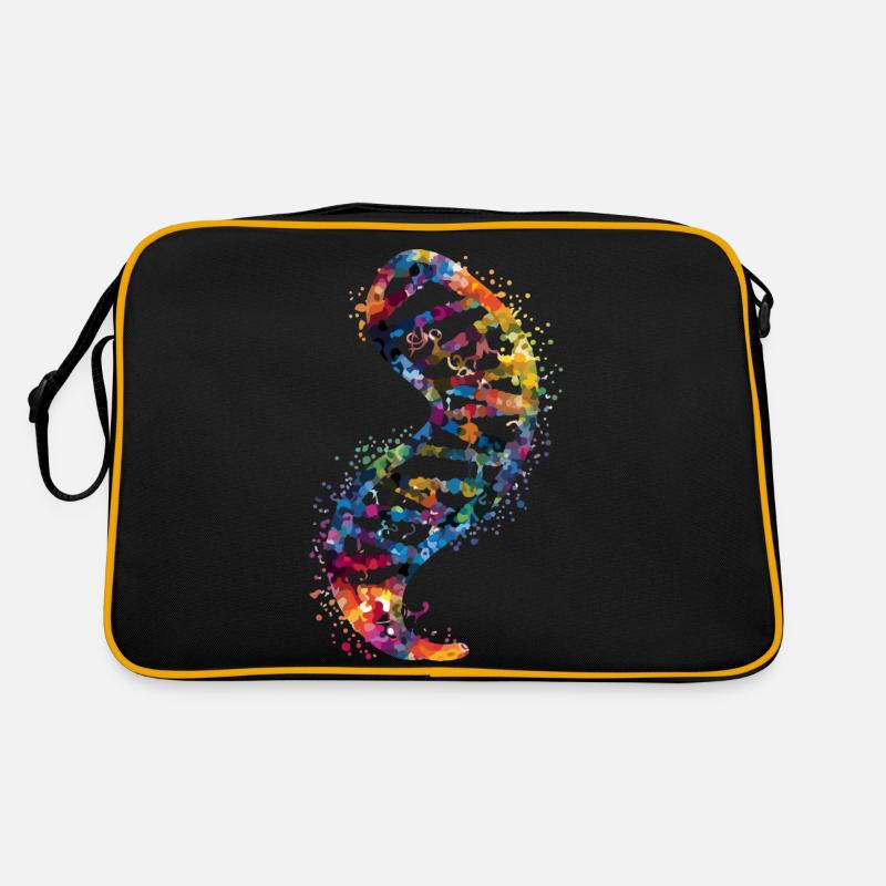 DNA-Molekül Retro Tasche