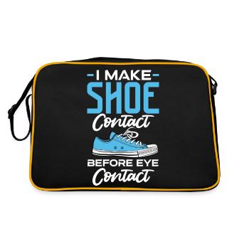 Je fais un contact avec la chaussure avant le contact visuel Design - Sac Retro - noir/or - Dos