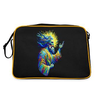 Vincent van Gogh God - Retro Bag - black/gold - Back