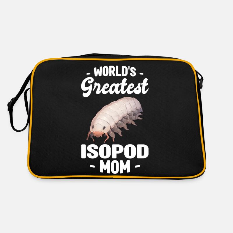Isopoden Geschenk | Kellerasseln Asseln Mauerassel Retro Tasche