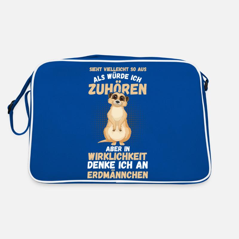 Erdmännchen Retro Tasche