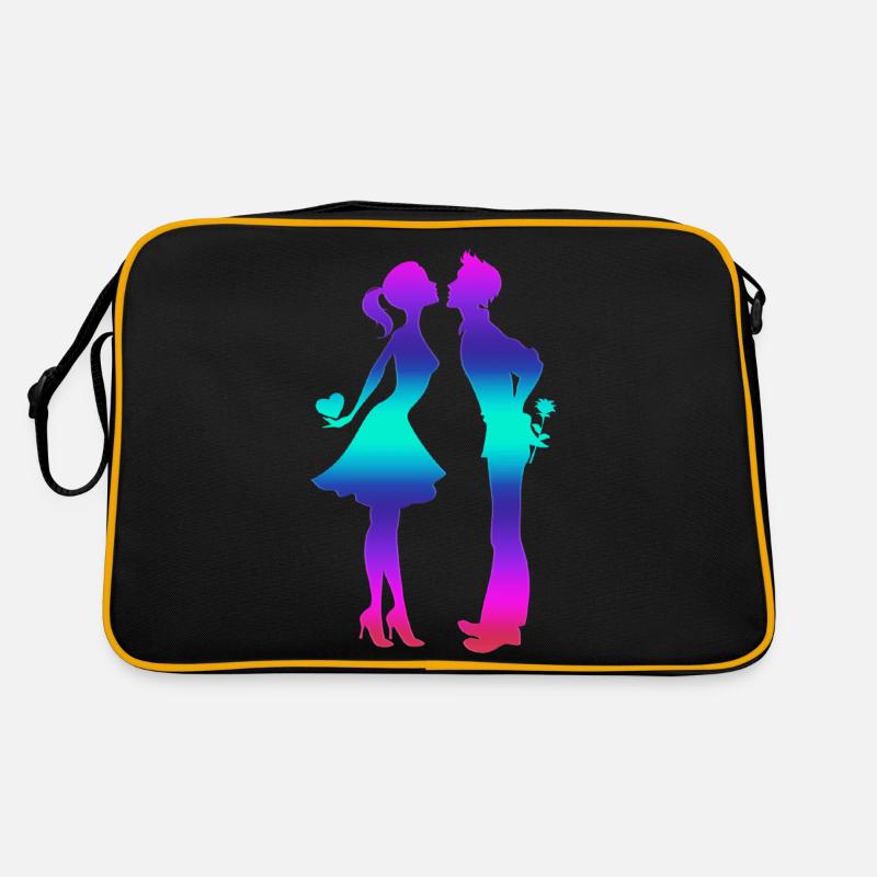 Aimez-moi la Saint-Valentin Joyeux Valentin Saint-Valentin Sac Retro