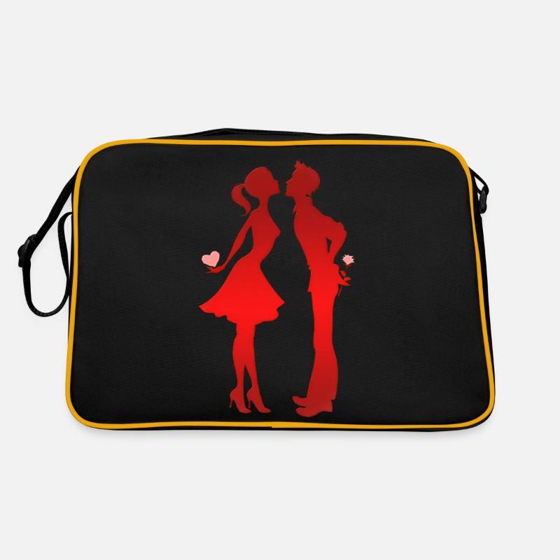 Aimez-moi la Saint-Valentin Joyeux Valentin Saint-Valentin Sac Retro