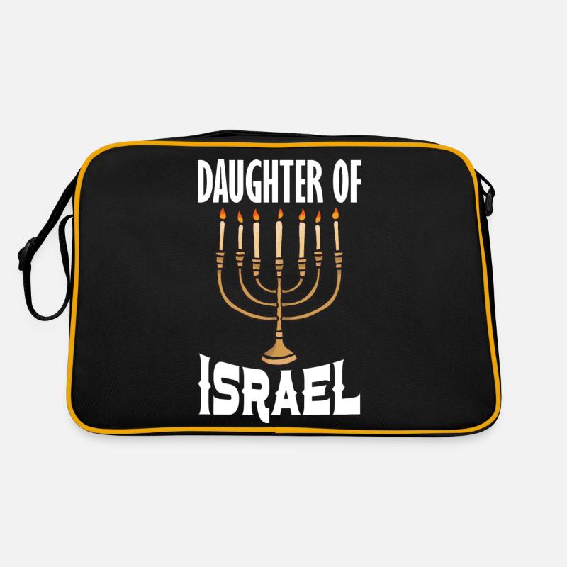 Juif Chandeleur Menorah Hanoukka Religion juive Sac Retro