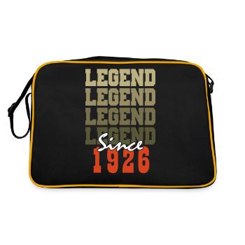 Vintage 98th Birthday Gift Born One Month from 1926 - Retro Bag - black/gold - Back