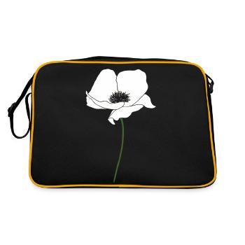 Blanc coquelicot - Sac Retro - noir/or - Dos