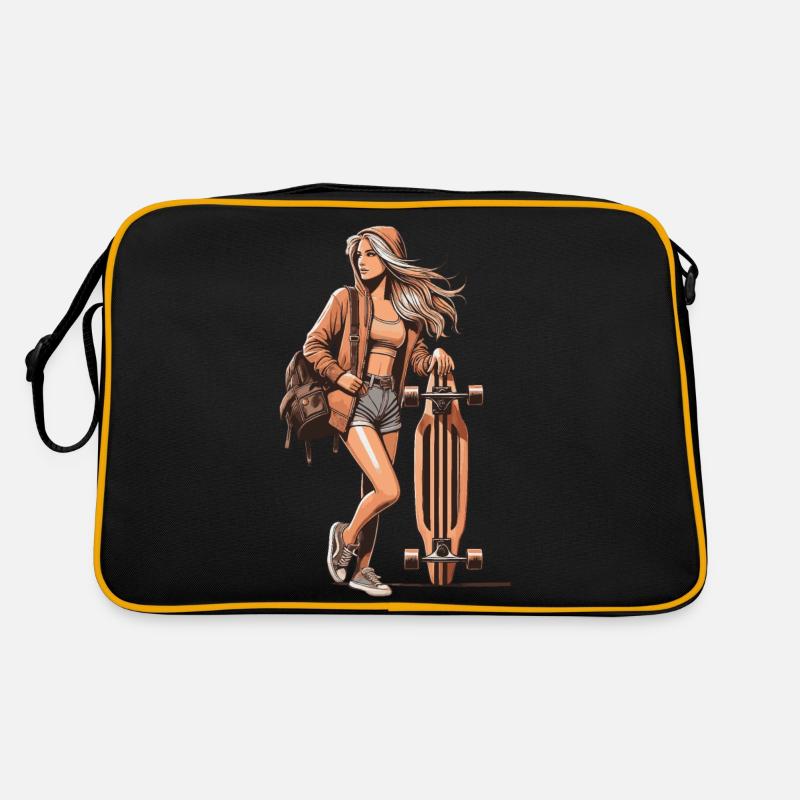 Longboard Retro Tasche