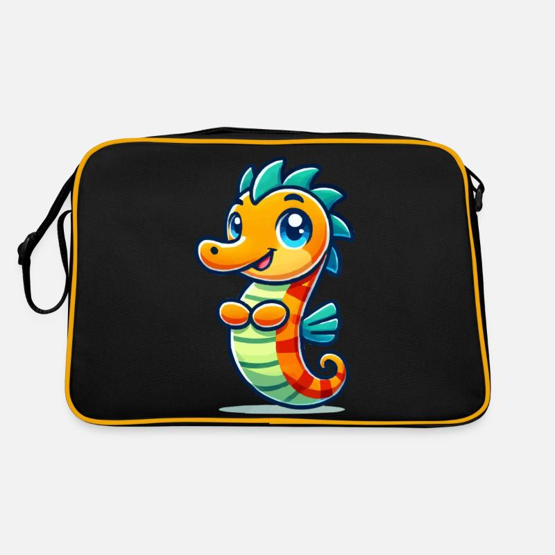 seepferdchen Retro Tasche