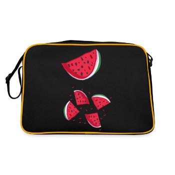 Pastèque - Sac Retro - noir/or - Dos
