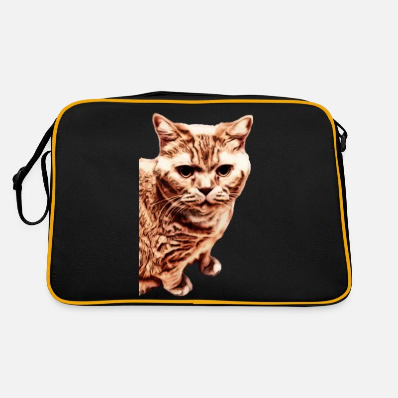britisch Kurzhaar Katze Retro Tasche