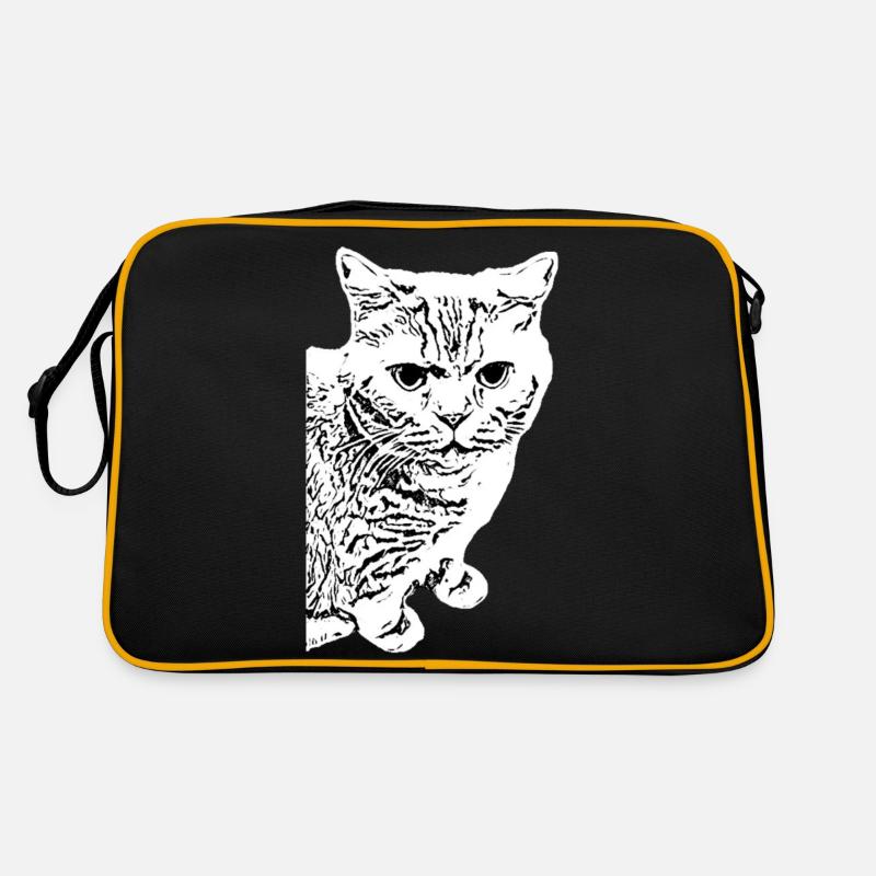 British Shorthair Chat Blanc Chats blancs Sac Retro