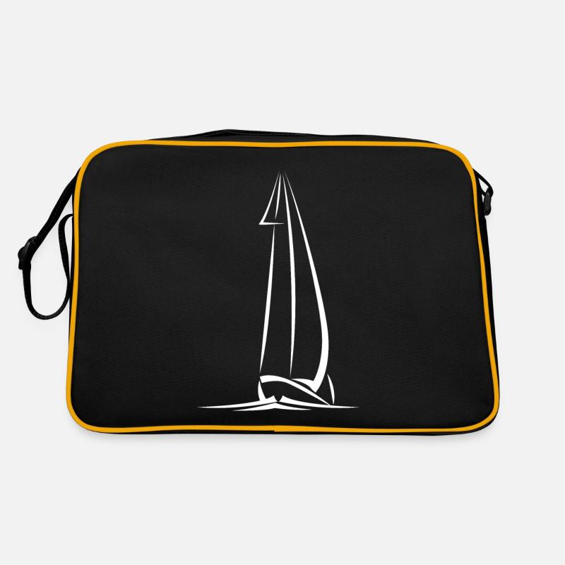 Seglen Segelboot Segler Retro Tasche
