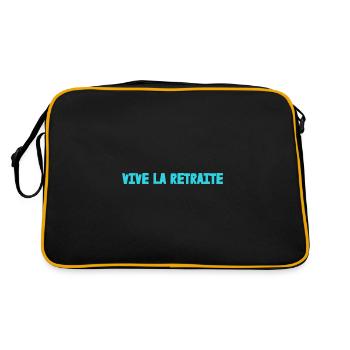 RETIREMENT. HAPPY RETIREMENT. HAPPY RETIREMENT - Retro Bag - black/gold - Back