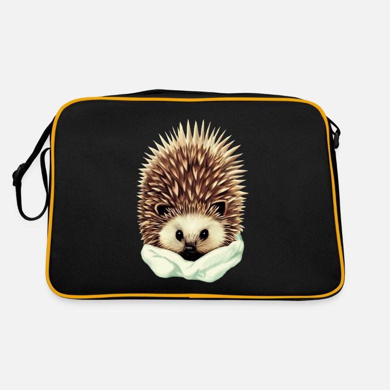cozy hedgehog Retro Bag