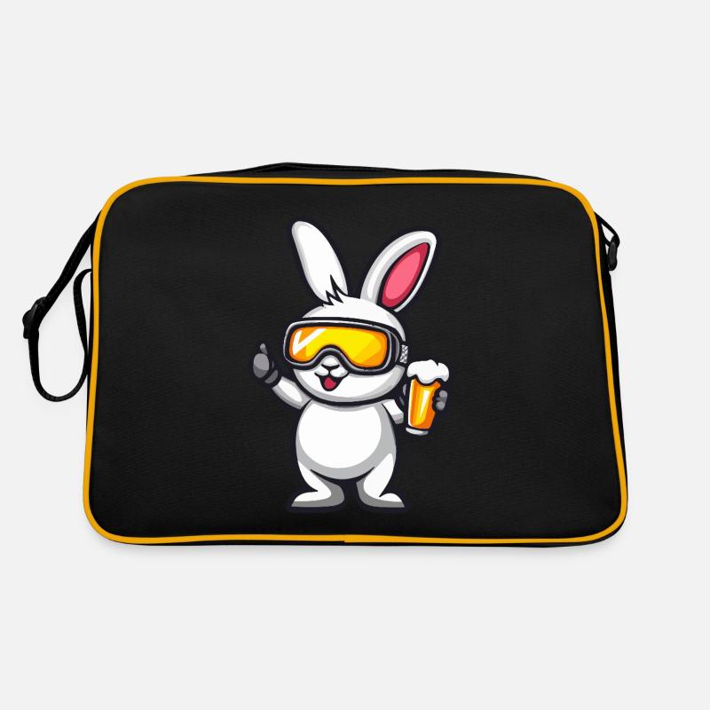 Lapin Après-Ski Bière Bande dessinée Sac Retro