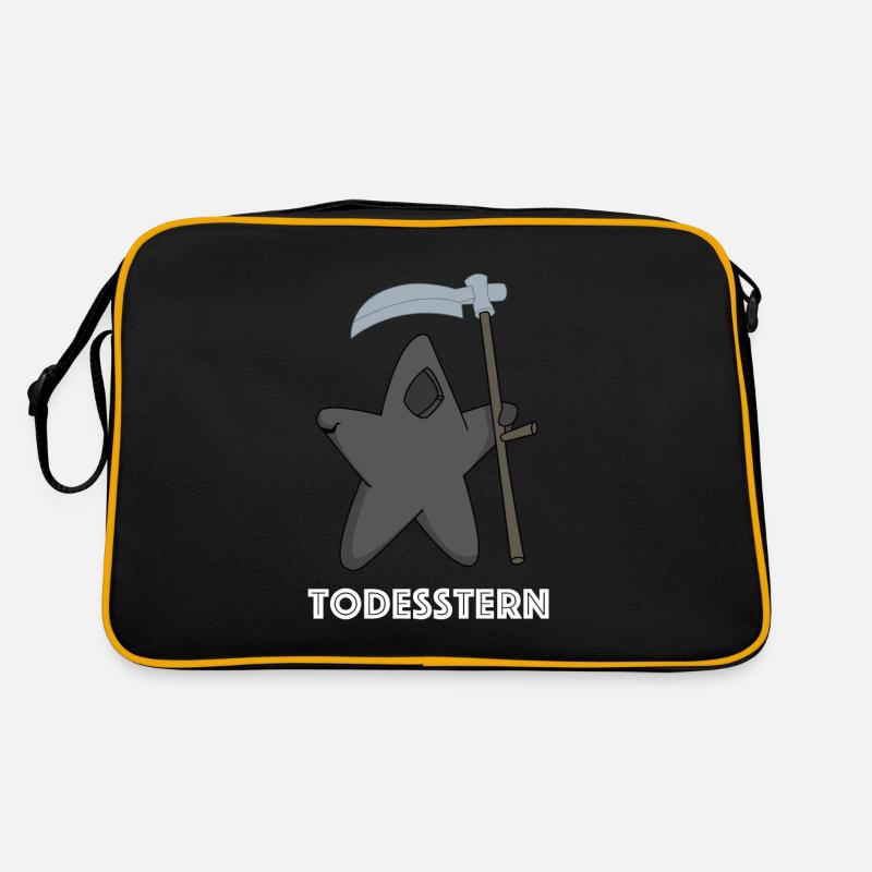Todesstern | Seestern, lustige Sprüche Retro Tasche