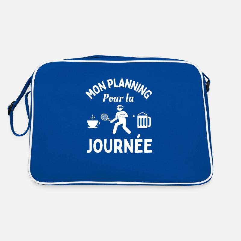 le planning de ma journée Sac Retro
