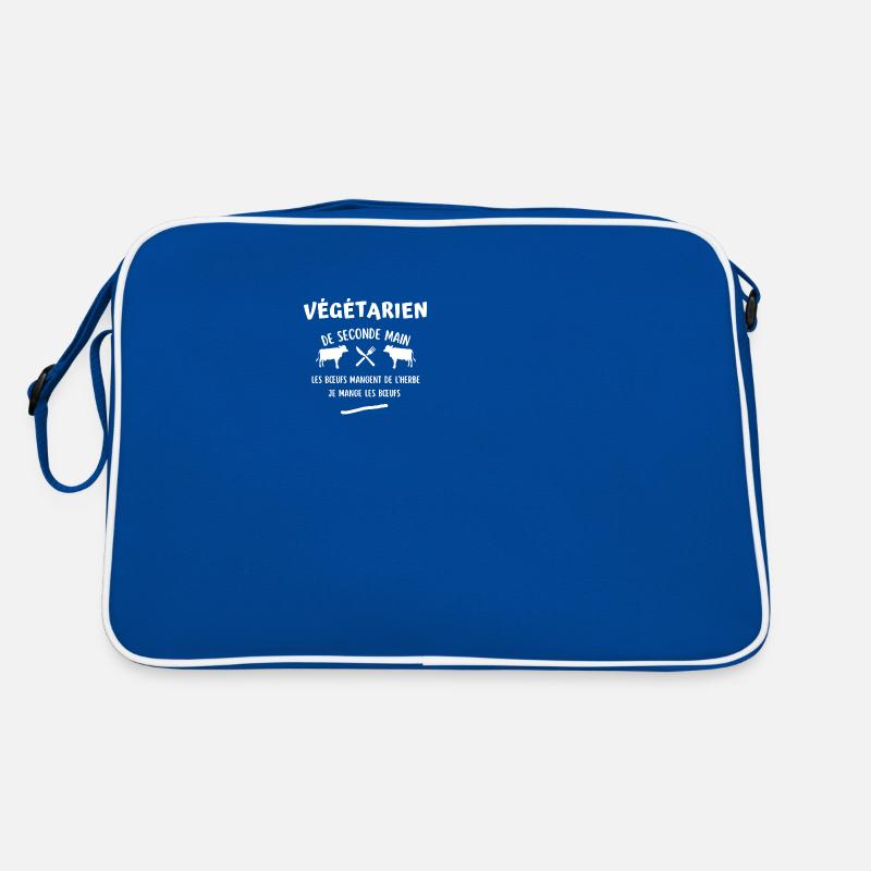 végétarien de seconde main Sac Retro