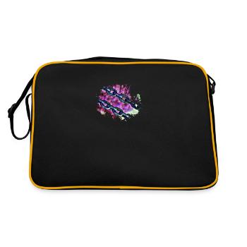 Ketten - Retro Tasche - Schwarz/Gold - Hinten