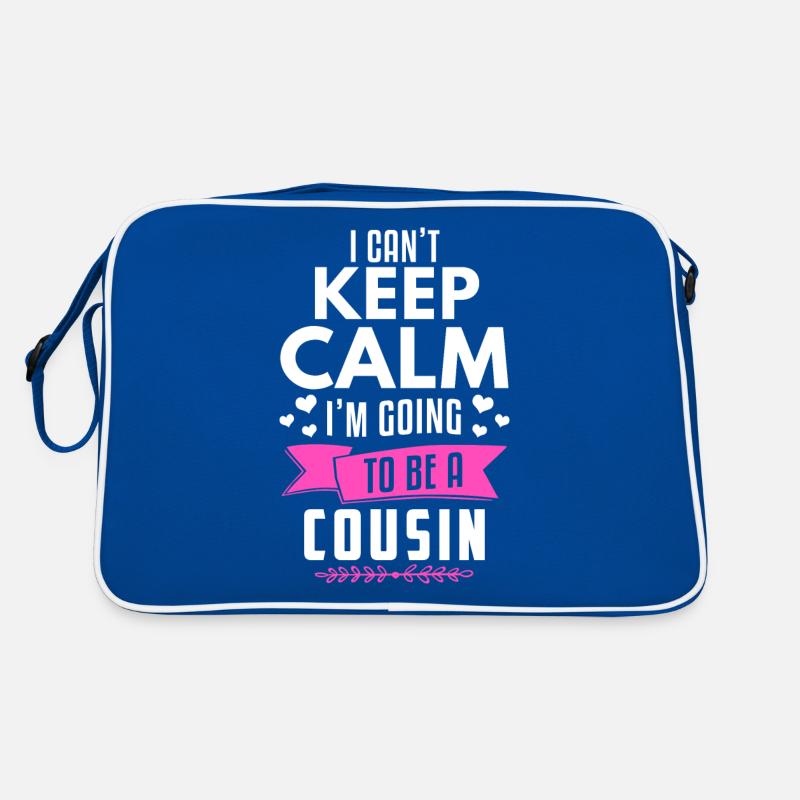 I Can not Keep Calm I'm Going To Be A Cousin Retro Bag