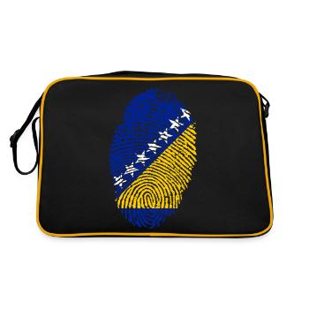 Bosnia and Herzegovina - Retro Bag - black/gold - Back