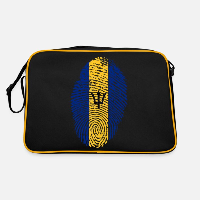 Barbados - Retro Tasche - Schwarz/Gold