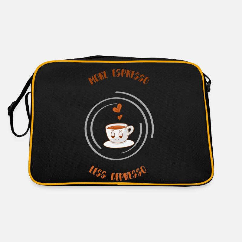 Espresso, Café, Café, Latte, Idée cadeau, Fun Sac Retro